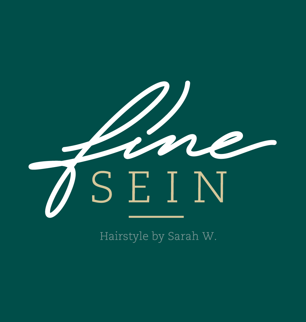 Logo fineSEIN – Hairstyle by Sarah W.