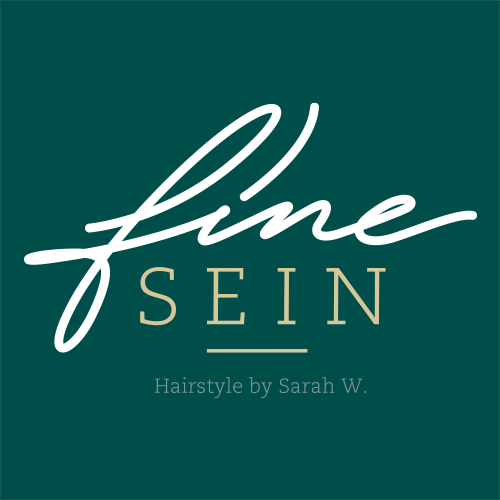 Logo fineSEIN – Hairstyle by Sarah W.